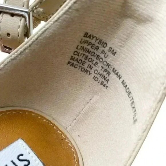 Steve Madden Nude Translucent Vinyl High Heel Ankle Strap Minimalist Sandals 9 - Picture 13 of 15